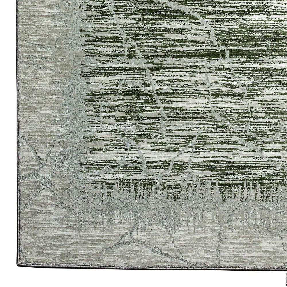 Radici USA Davide Abstract 7&#39;10&quot; x 10&#39;6&quot; Green Area Rug, , large