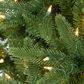 The Gerson Company 7.5" Pre-Lit Artificial Natural Cut Narrow Northern Spruce with White Lights in Green, , large