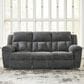 Ashley Frohn Manual Reclining Sofa in Graphite, , large
