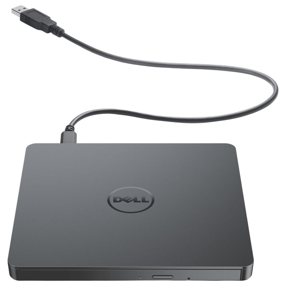 Dell Technologies External USB Slim DVD Optical Drive in Black, , large