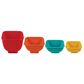 Mrs. Anderson"s Flex and Pour Measuring Cup Set in Red, Orange, Yellow and Blue (Set of 4), , large