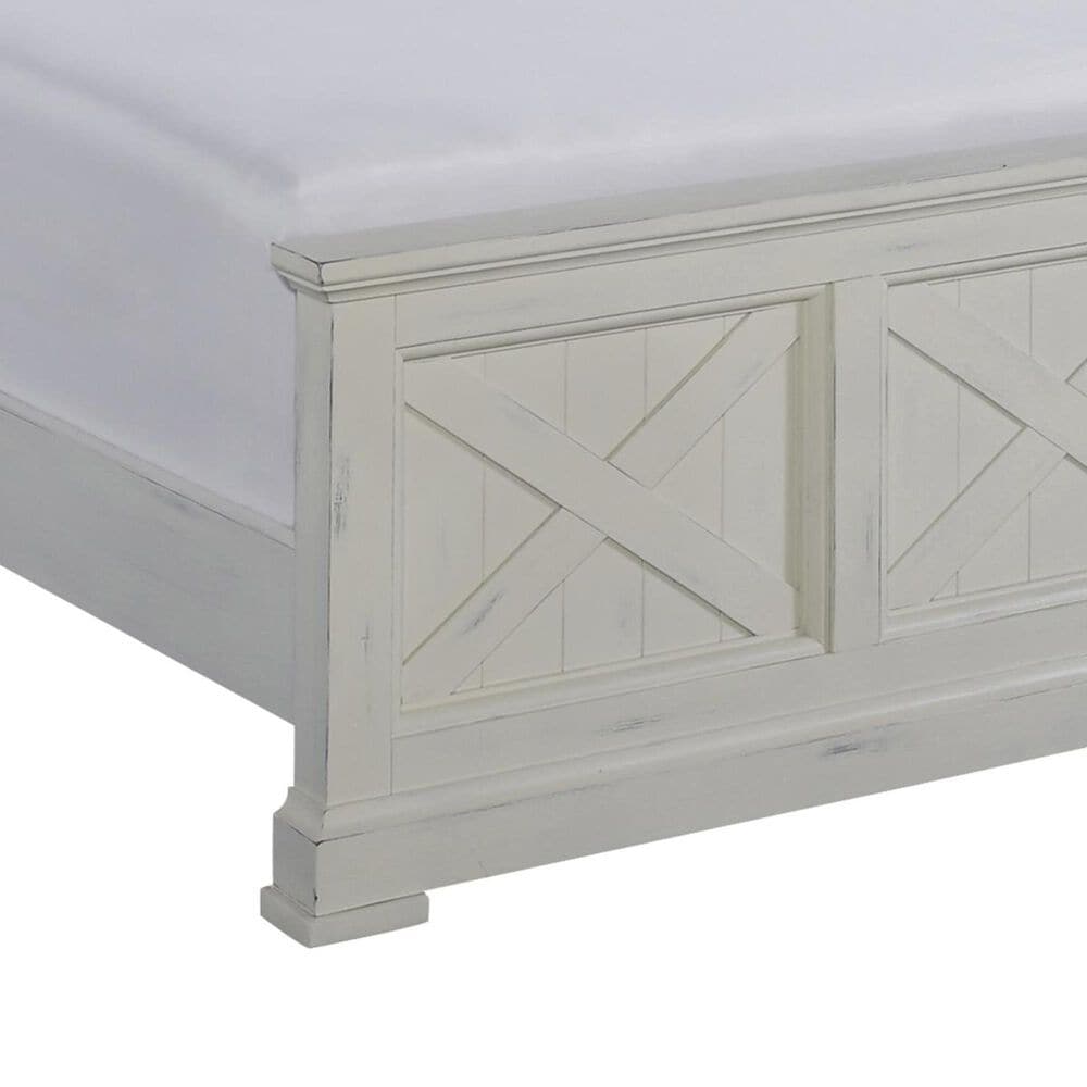 Homestyles Seaside Lodge King Bed in Off-White, , large