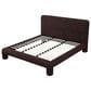 Urban Home Anansi Mocoa Eastern King Upholstered Footboard, Rails and Slats in Mongoose Chenille, , large