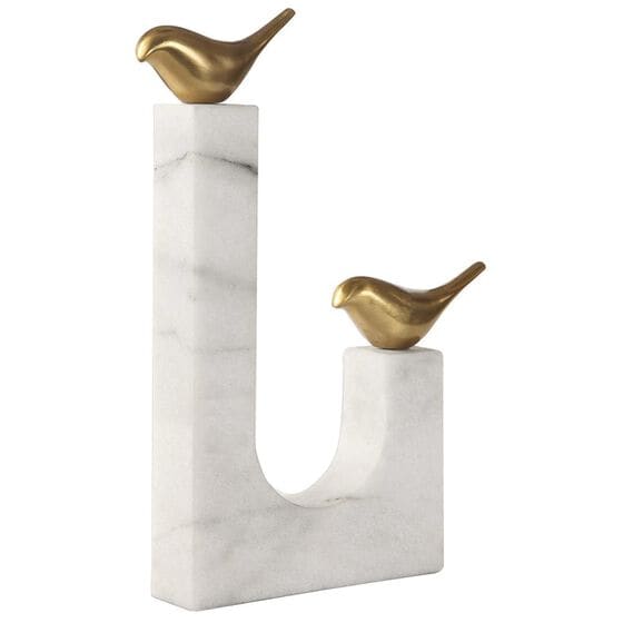 Uttermost Songbirds Brass Sculpture