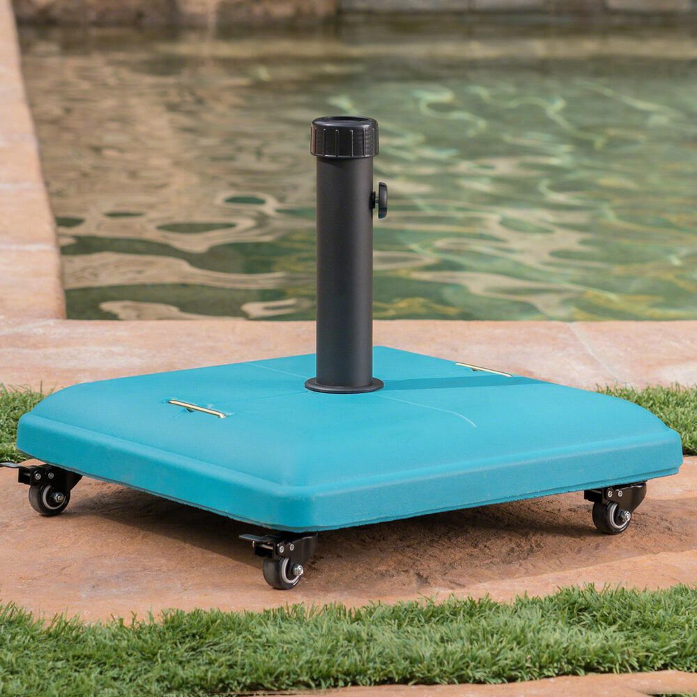 Noble House Hayward Patio Umbrella Holder in Teal, , large