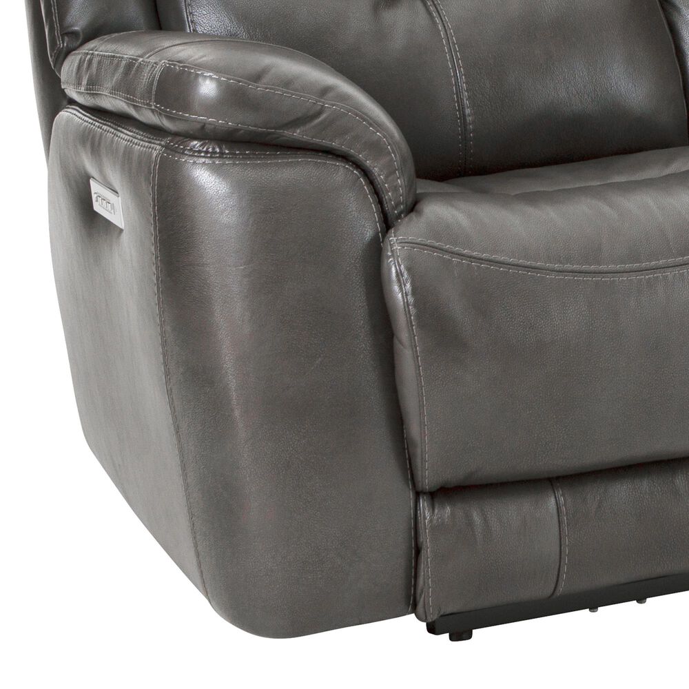 Homestretch Custom Comfort Power Reclining Sofa in Galaxy Gray, , large