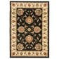 Safavieh Lyndhurst LNH555 5"3" x 7"6" Black and Ivory Area Rug, , large