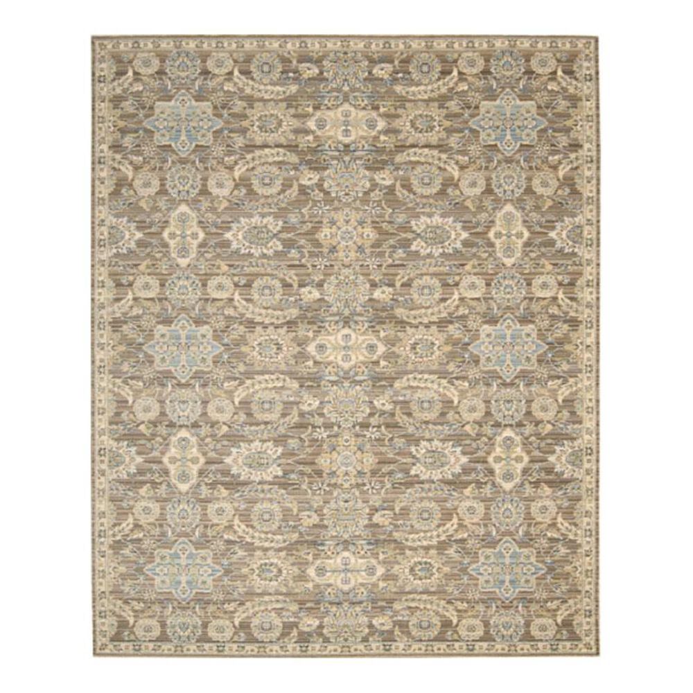 Nourison Timeless TML14 8"5 x 11"6" Mocha Area Rug, , large