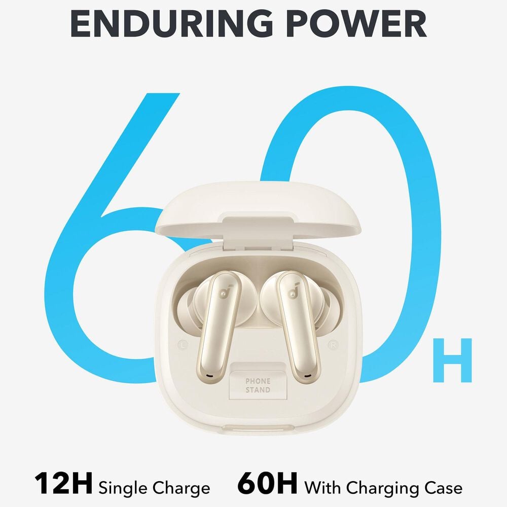 Anker P40i Smart ANC True-Wireless Earbuds in White, , large