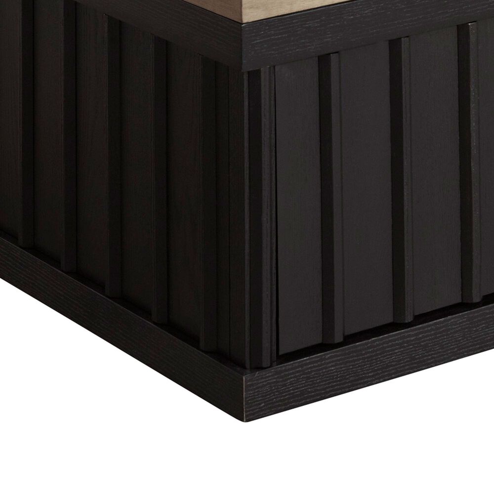 Ashley Rylandyn Lift-Top Coffee Table in Matte Black and Light Brown, , large