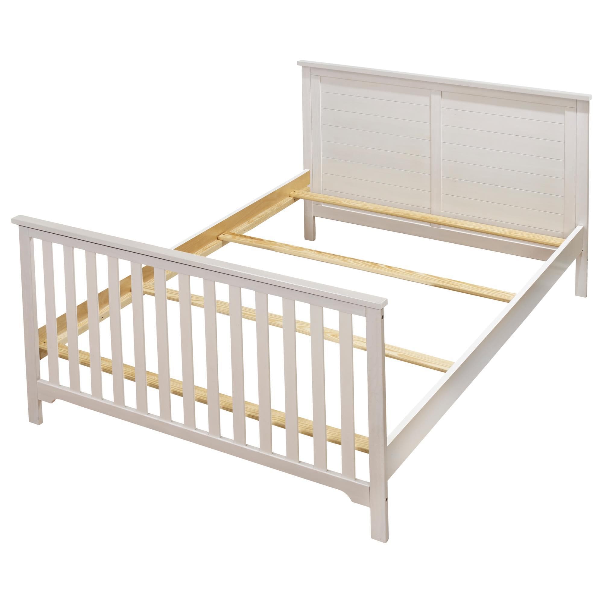 Sorelle Full Size Rail in Weathered White NFM