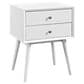 Modway Dispatch 2 Drawer Nightstand in White, , large