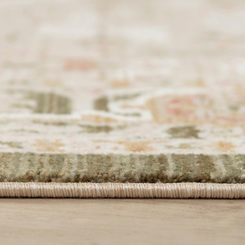 RIZZY Iconic Oriental 3&#39;11&quot; x 5&#39;6&quot; Neutral, Brown and Green Area Rug, , large