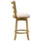 Armen Living Melindra Swivel Counter Height Stool in Putty Brown, , large
