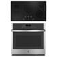 GE Appliances 2-Piece Kitchen Package with 30" Single Wall Oven and 36" Electric Cooktop in Stainless Steel and Black, , large