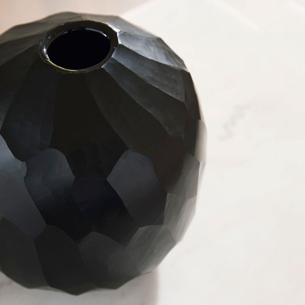 Ashley Ryanford 7&quot; Vase in Black, , large