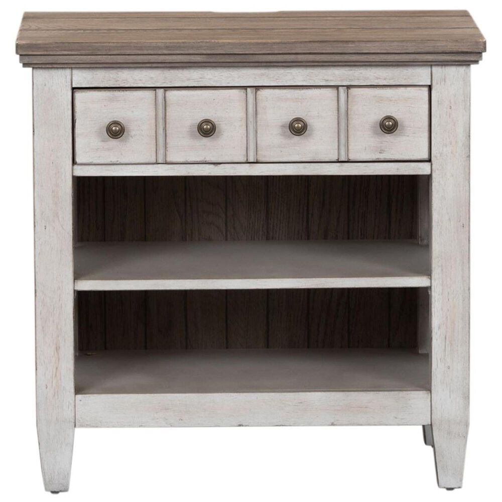 Belle Furnishings Heartland 4-Piece King Bedroom Set in Antique White, , large
