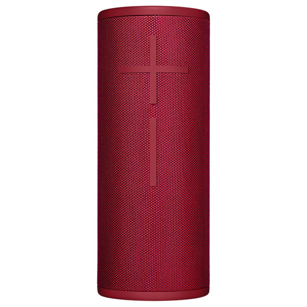 Logitech BOOM 3 Portable Bluetooth Speaker System in Sunset Red, , large