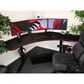 Arozzi Arena Angelo Gaming Desk in Black and Red (Box 1 of 2), , large