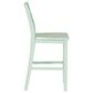 Linon Home Decor Mayfair Counter Stool in Mint Green, , large