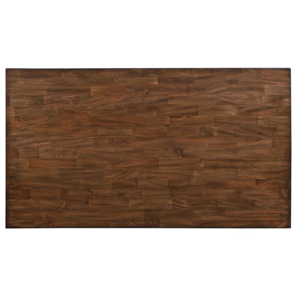 STEVE SILVER Canton 7-Piece Rectangular Dining Set in Brown Cherry, , large
