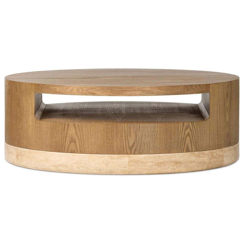 Four Hands Sager Coffee Table in Golden and Amber Ash, , large