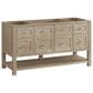 James Martin Vanities Breckenridge 60" Single Bathroom Vanity in Whitewashed Oak with 3 cm Ethereal Noctis Quartz Top and Rectangular Sink, , large