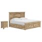 Ashley Makidern 2-Piece King Storage Bedroom Set with Six Drawers in Natural Brown, , large