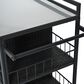 Hearth and Haven Patio Serving Cart in Dark Brown, , large