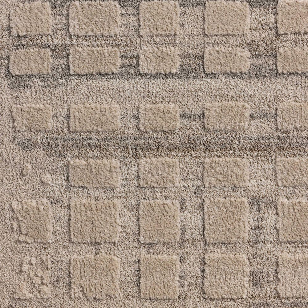 Amber Lewis x Loloi Monty 11&#39;6&quot; x 15&#39; Pebble and Beige Area Rug, , large