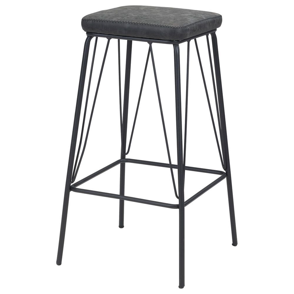 Zuo Modern Samuel Barstool in Vintage Black, , large