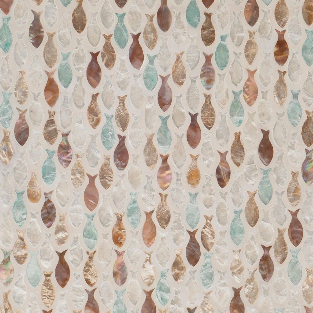 Linon Home Decor Priscille Accent C Table in Gold and Off-White, , large