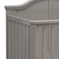 Delta Parker Mini Convertible Baby Crib with Mattress in Gray, , large