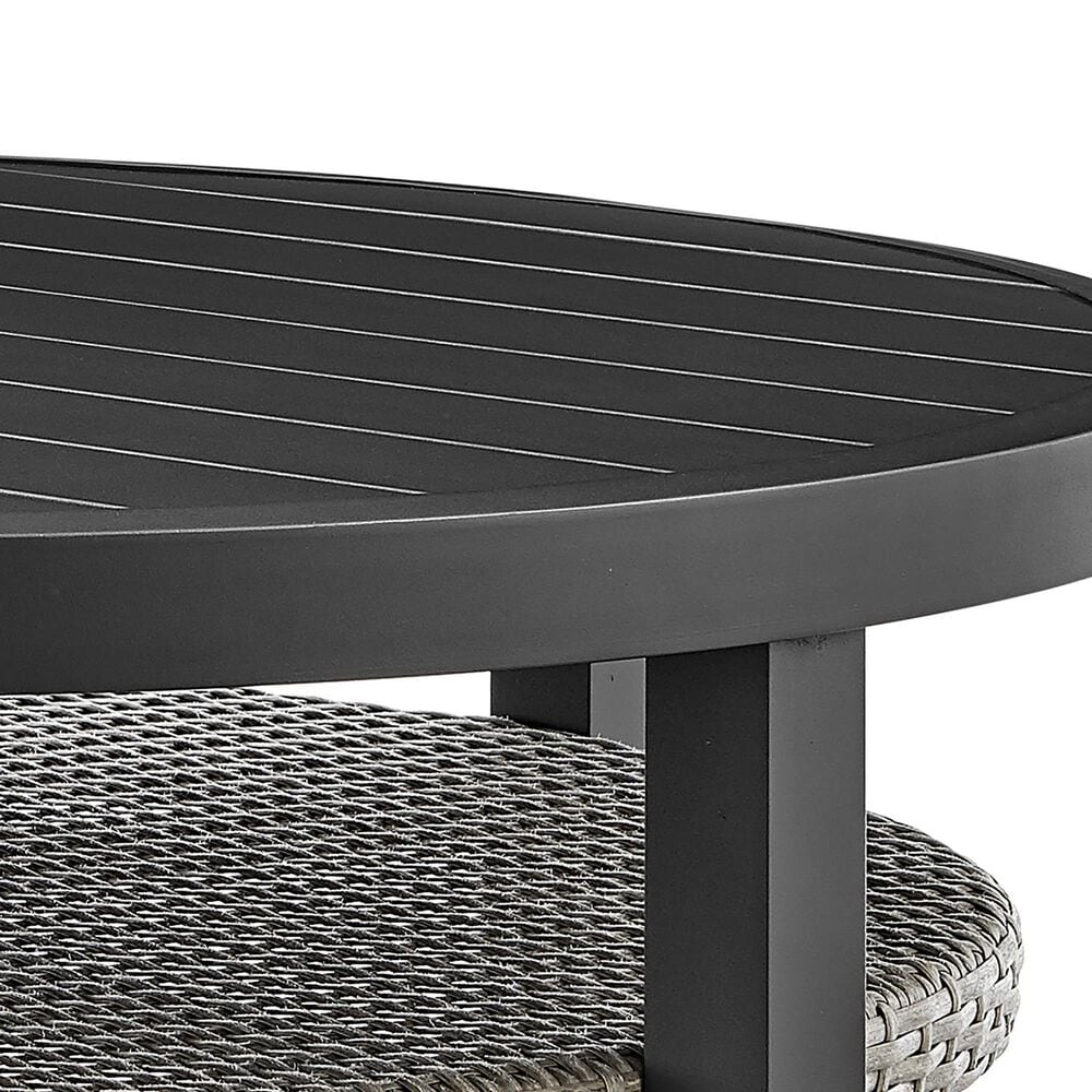 Blue River Aileen 3-Piece Patio Swivel Seating Set in Black and Grey, , large