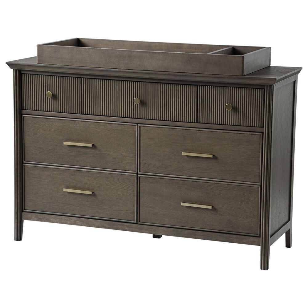 Maxi Cosi Reid 7-Drawer Dresser and Changer Top in Sunbleach Natural, , large