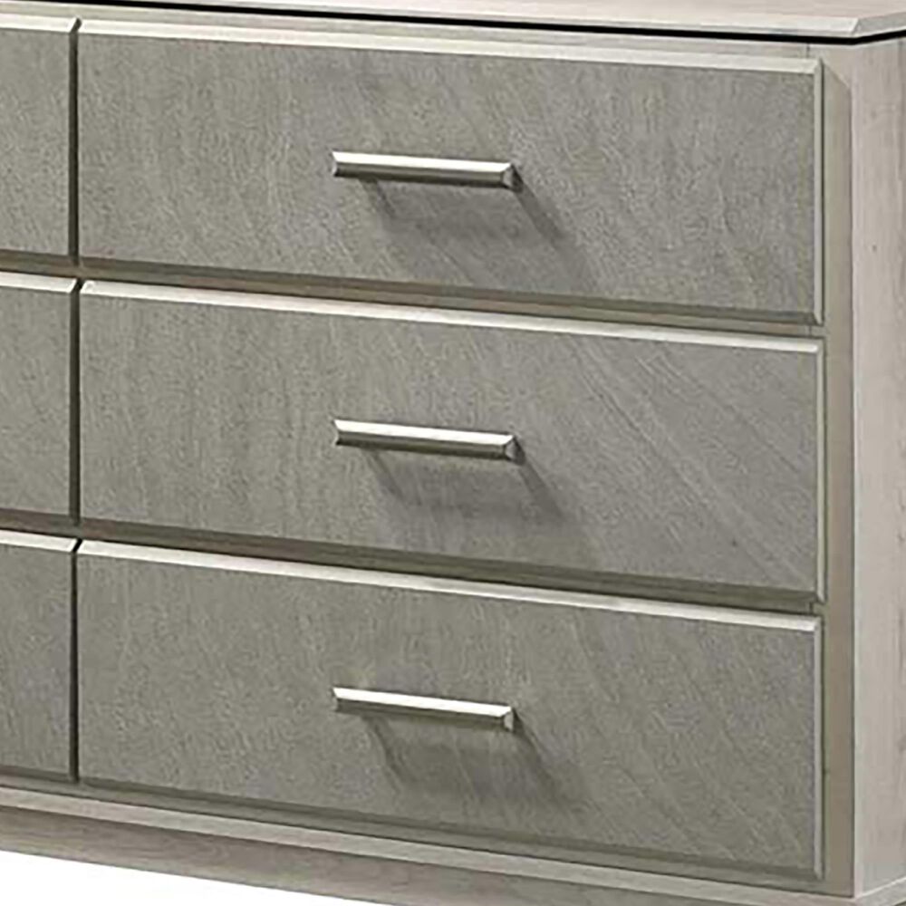 Everly Living Roswell 6 Drawer Dresser Only in Beige, , large