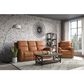 Flexsteel Henry Power Reclining Sofa with Headrests and Lumbar in Caramel, , large