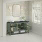 James Martin Vanities Breckenridge 60" Single Bathroom Vanity in Smokey Celadon with 3 cm Charcoal Soapstone Quartz Top and Rectangular Sink, , large