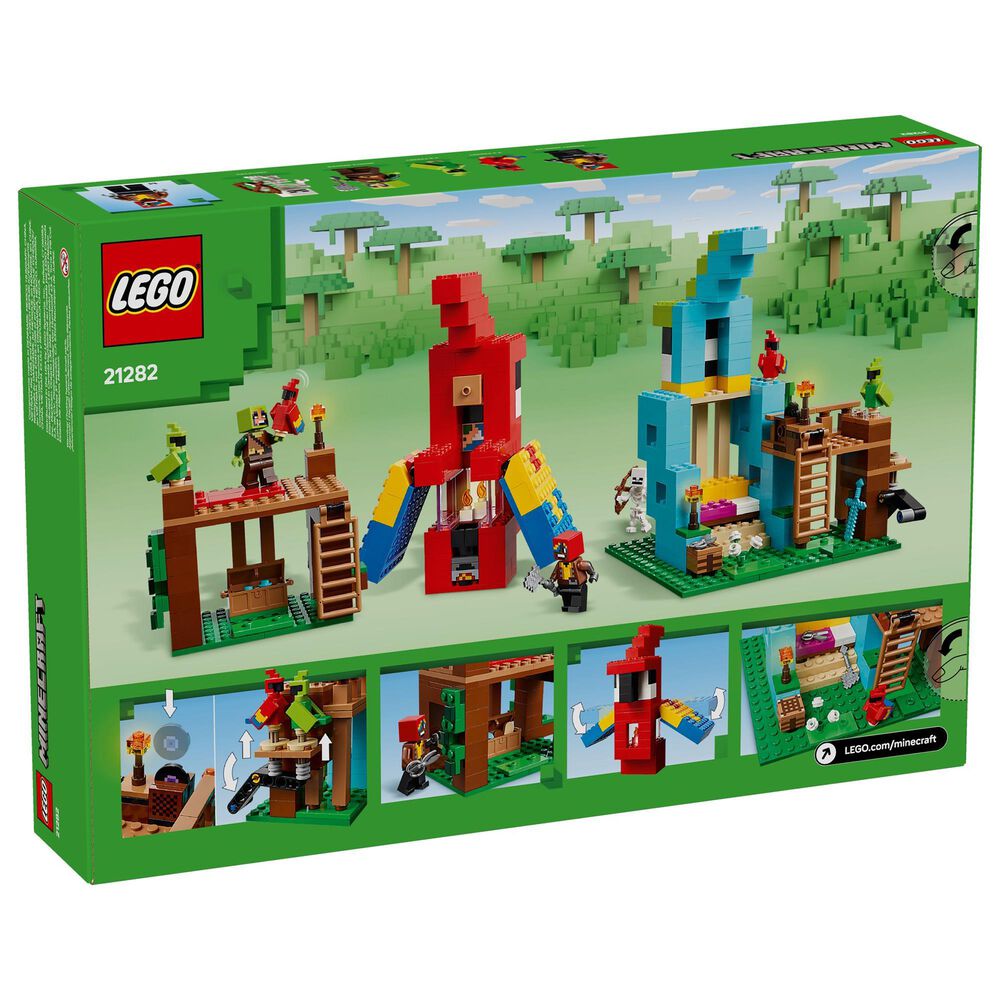 LEGO Minecraft The Parrot Houses Building Set in Multicolor, , large