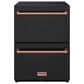Thor Kitchen Gordon Ramsay 5.4 Cu. Ft. Undercounter Drawer Refrigerator with Rose Gold Handle Kit in Black, , large