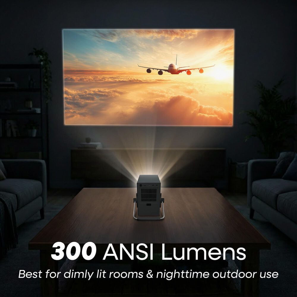 Element Roku 1080P FHD Smart Projector in Gray, , large