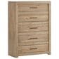Riva Ridge Modern Loft 5-Drawer Chest in Khaki, , large