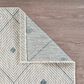 L&R Resources Sun Shower 8" x 10" Blue and Gray Indoor/Outdoor Area Rug, , large