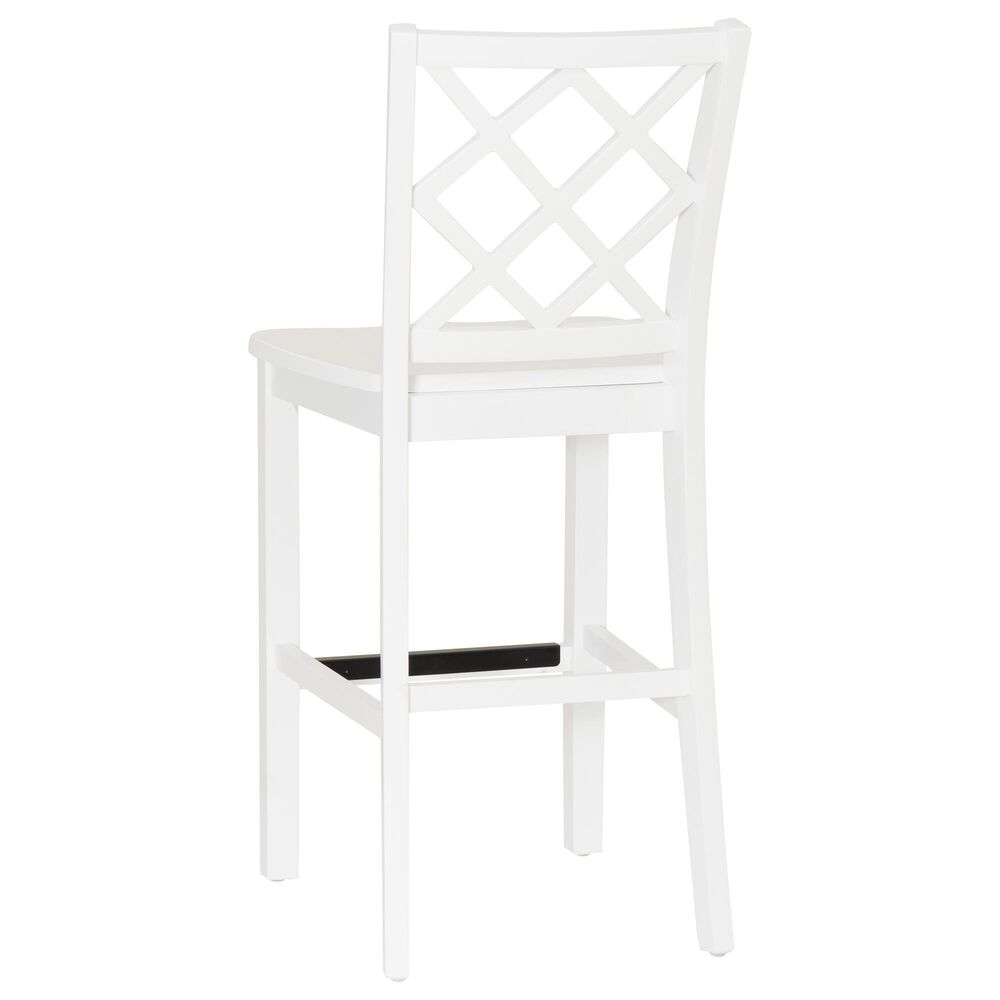 Linon Home Decor Mayfair Counter Stool in White, , large