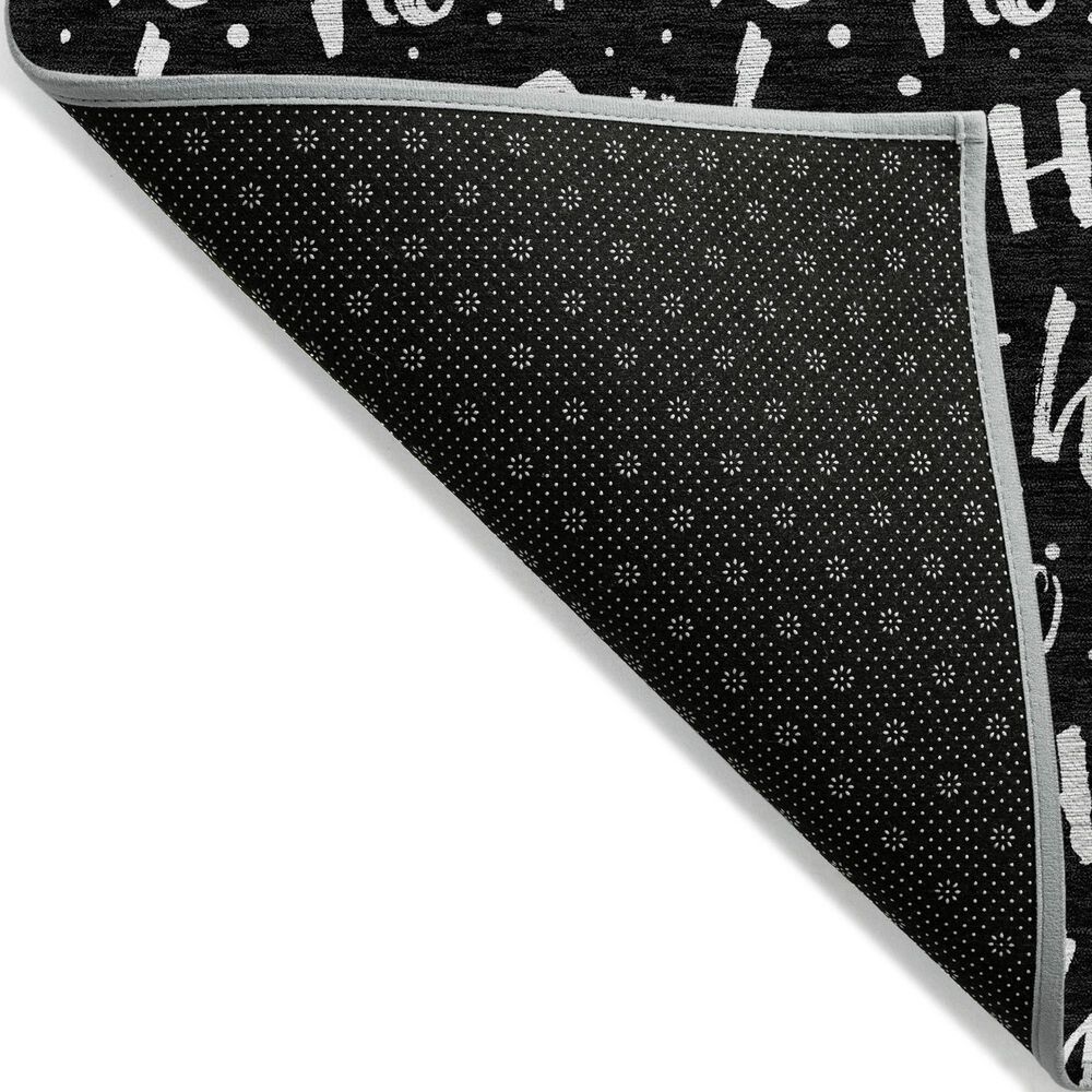 Dalyn Rug Company Wonderland WN22 2&#39;6&quot; x 3&#39;10&quot; Black Indoor/Outdoor Area Rug, , large