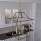 Hunter Laurel Ridge 15" 4-Light Lantern Pendant in Alturas Gold, , large