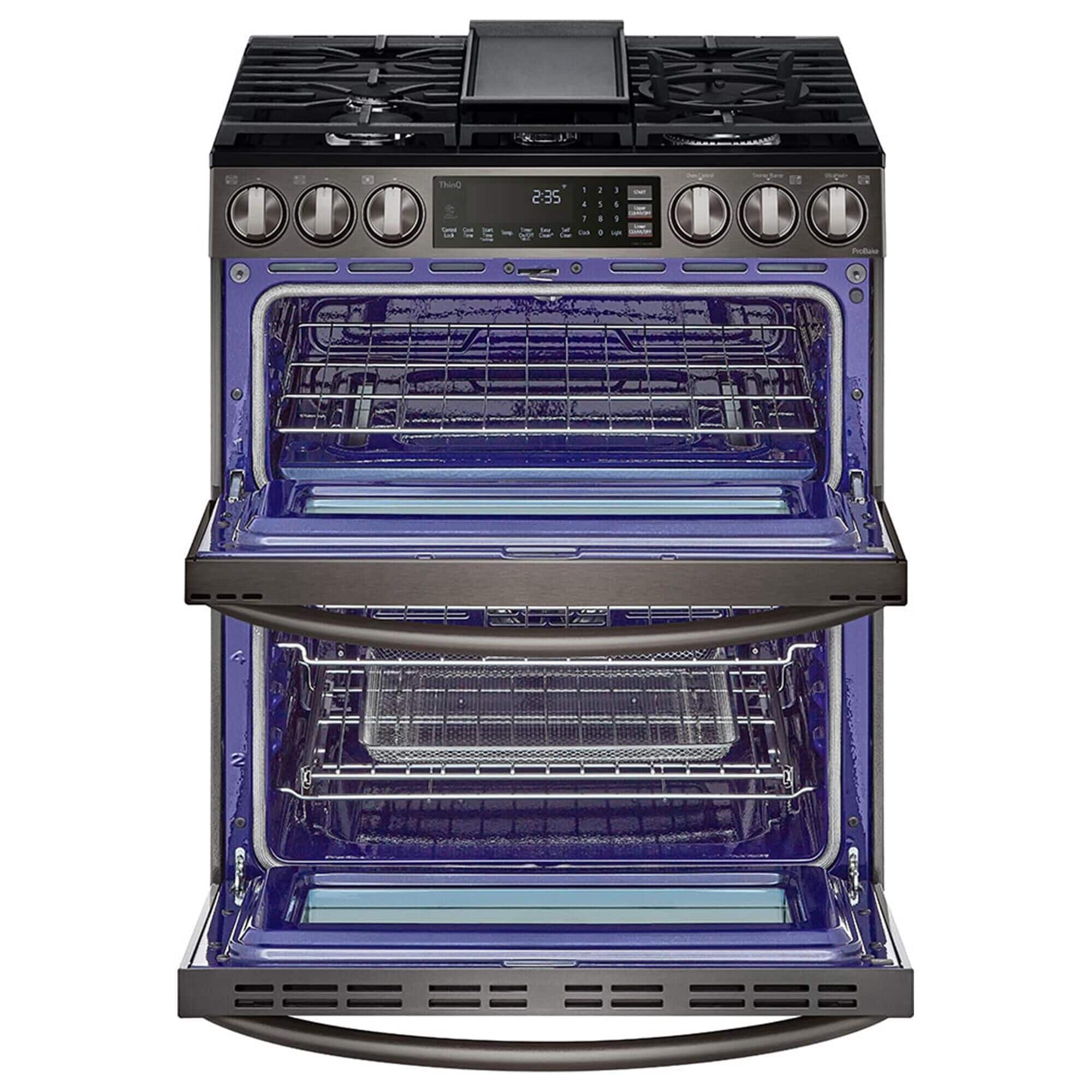 LG Gas Double Oven Slide In Range NFM