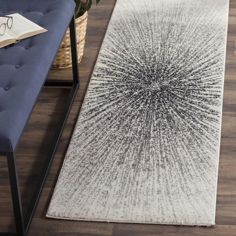 Safavieh Evoke EVK228K-213 2"2" x 13" Black/Ivory Runner, , large