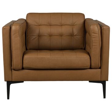 Superb Leather Leather Accent Chair in Oslo Antelope, , large