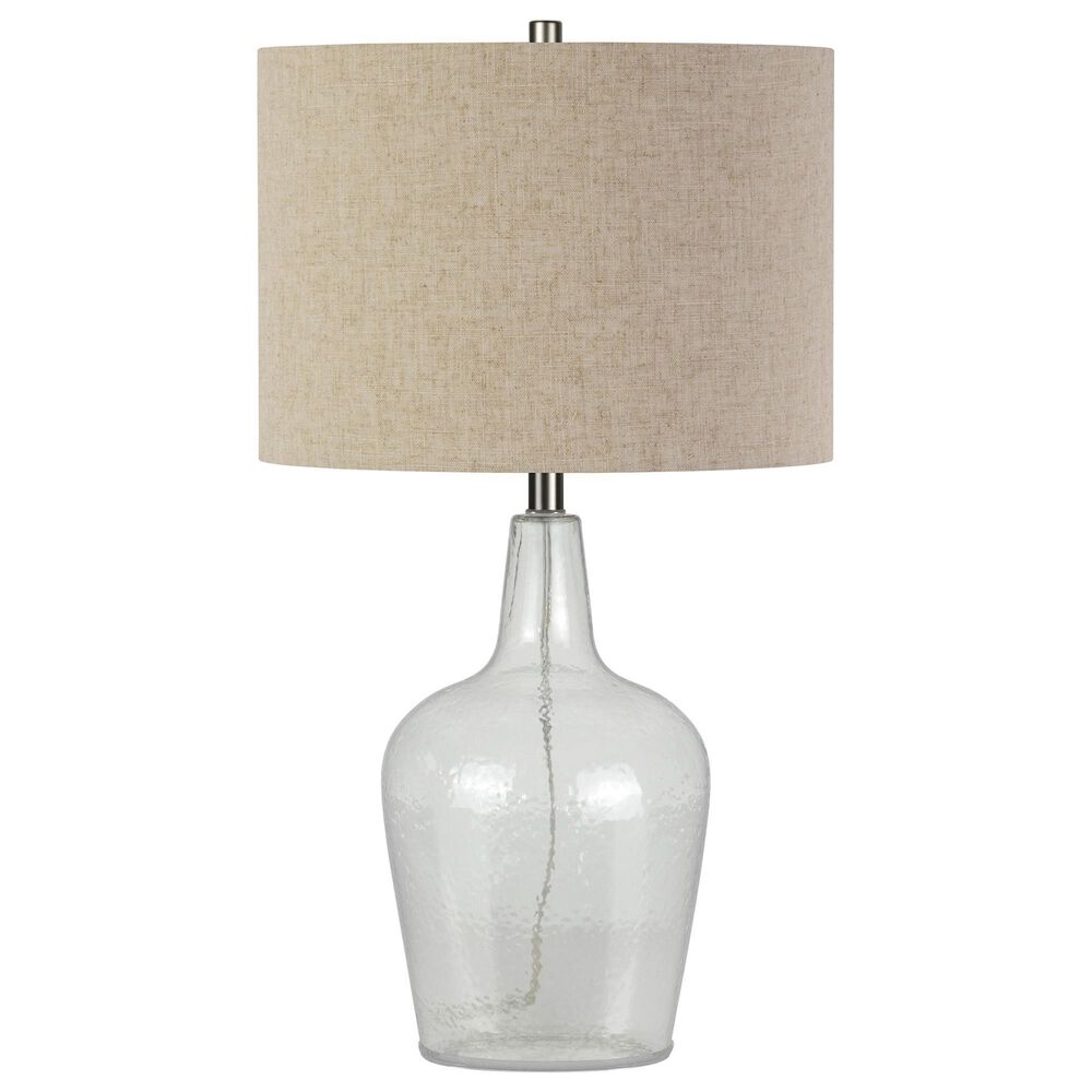 Hudson and Canal Helix Table Lamp in Watermarked Glass, , large